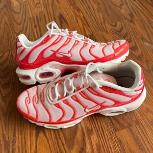 Nike Air Max Plus Hot Pink White CW7040-600 Women Size 10 Preowned